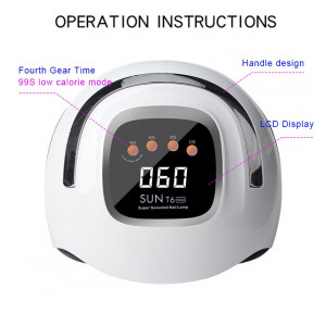 Nail UV/LED lamp SUN T6 MAX. Photo 3